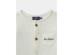 Chemise brodée dinosaure