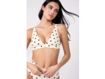 Triangle haut de maillot à pois