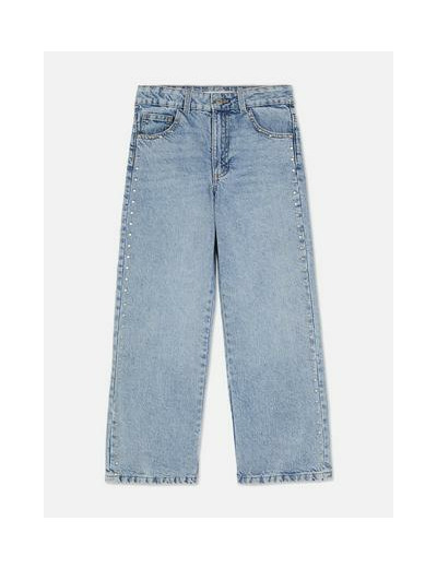 Jean large clouté
