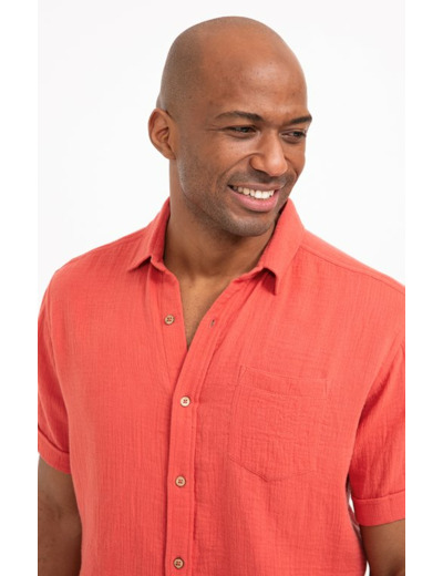 Chemise manches courtes Double Gaze