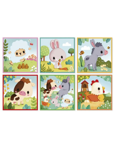 CUBES ANIMAUX DE LA FERME