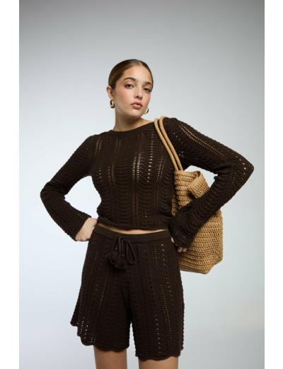 Pull en crochet