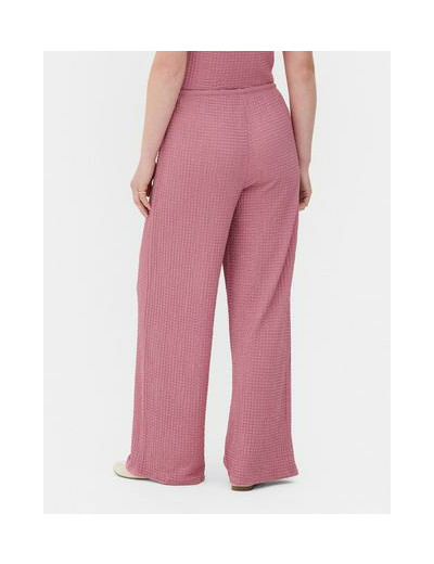 Pantalon large en tissu froissé