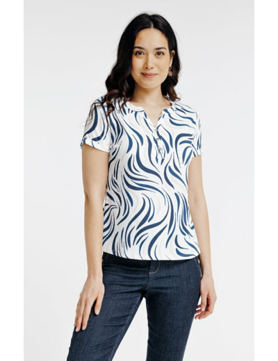 Tee-shirt imprimé manches courtes