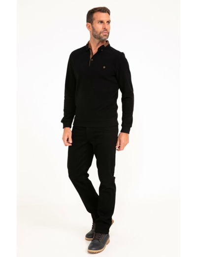 Jean coupe regular Noir