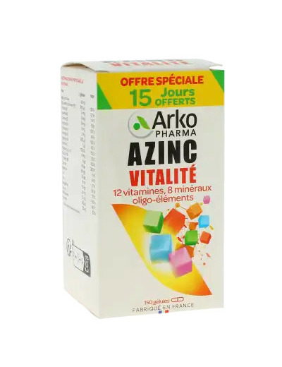 Azinc Forme Et Vitalite 120 + 30 (15 Jours Offerts)