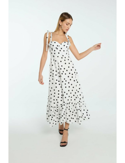 Robe midi évasée