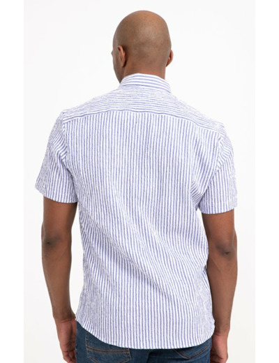 Chemise manches courtes Ray Seersucker