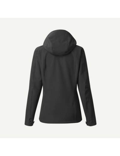 Veste softshell coupe-vent femme, MT500 noir