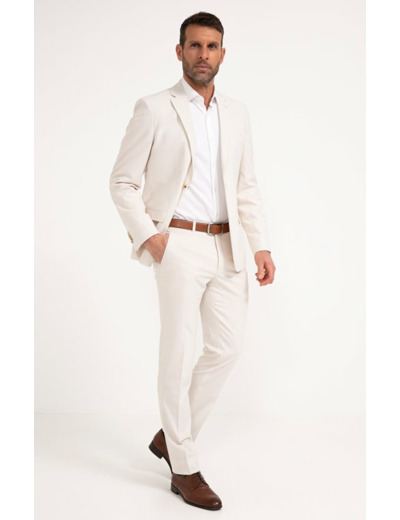 Pantalon de costume coupe ajustée Cialda