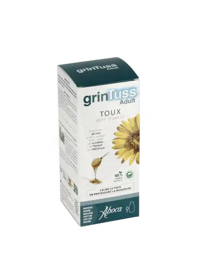 Aboca Grintuss Adulte Sirop Toux Sèche Et Grasse Falcon De 128 G