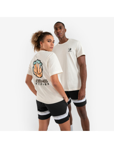 T-shirt de basketball NBA Grizzlies homme/femme - TS 900 AD Blanc