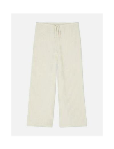 7-15 ans | Pantalon large froncé et texturé