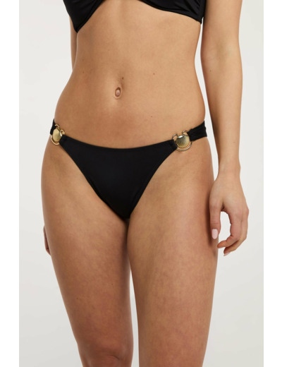 Bas de bikini taille haute avec découpe jambes
