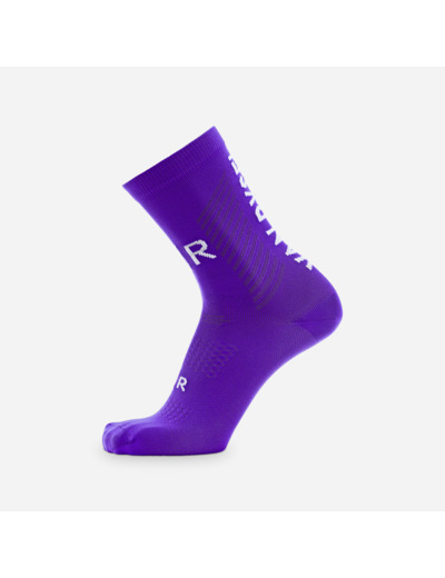 Chaussettes vélo 900 violet