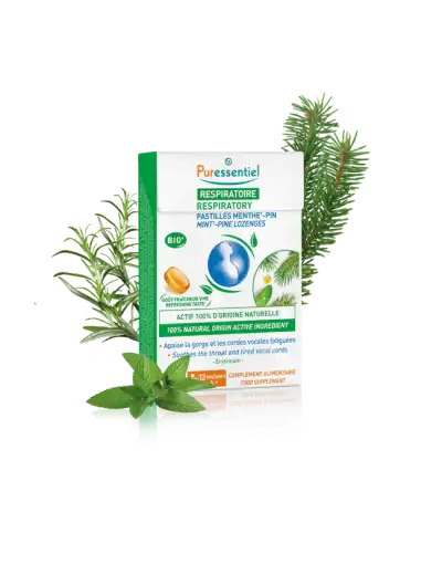 Puressentiel Respiratoire Pastilles Gorge Menthe Pin Boîte De 20