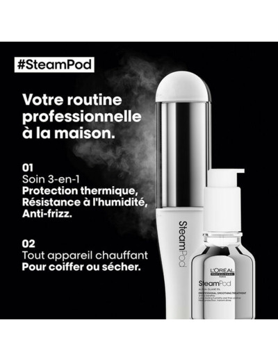 Soin lissant professionnel 3-en-1 SteamPod