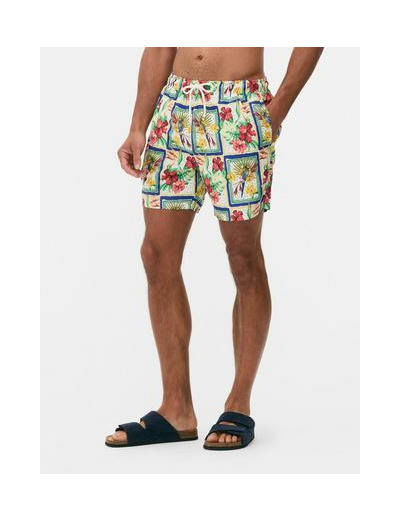 Short de bain tropical