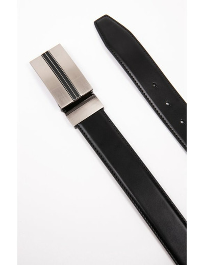 Ceinture cuir homme avec plaque