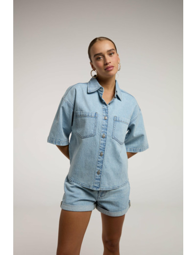 Blouse en denim