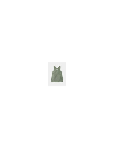 Gilet rayé vert pour bébé fille