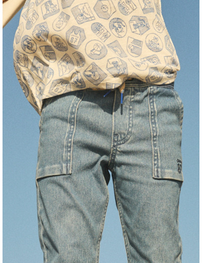 Pantalon confortable en denim