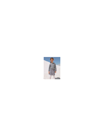 Jupe en velours bleu pour fille