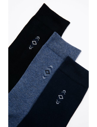 Lot 3 paires chaussettes homme