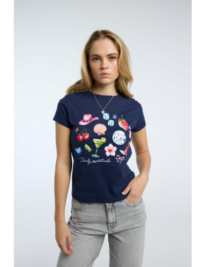 T-Shirt avec impression