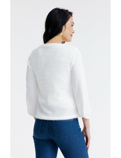 Tee-shirt avec boutons devant