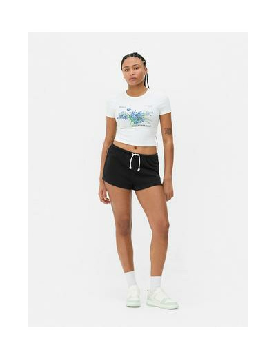 Short en jersey à nouer à la taille