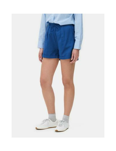 Short à nouer en mélange de coton
