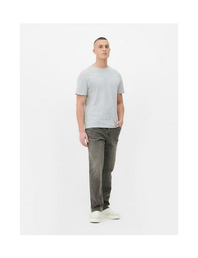 Jean droit à taille mi-haute