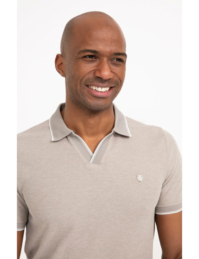 Polo manches courtes Waffle