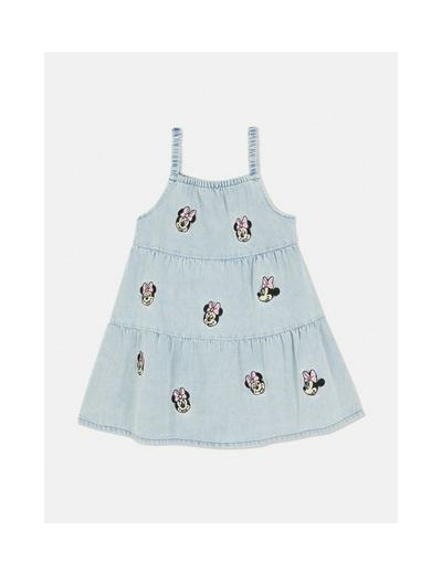 1,5-8 ans | Robe en jean à superpositions Disney Minnie Mouse