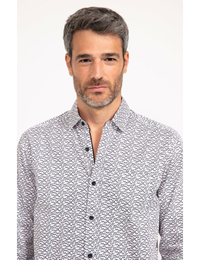 Chemise manches longues Flammes