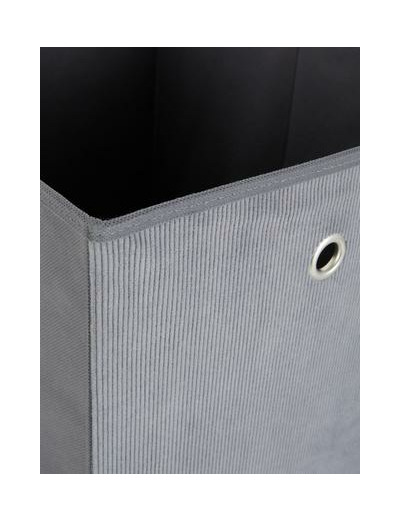 Cube de rangement nervuré