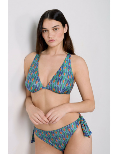 Triangle foulard avec armatures haut de maillot