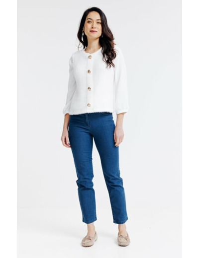 Tee-shirt avec boutons devant