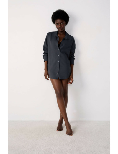 Chemise de plage rayée,Chemise de plage rayée;${refinementColor}