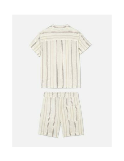 18 mois–8 ans | Ensemble chemise rayée et short