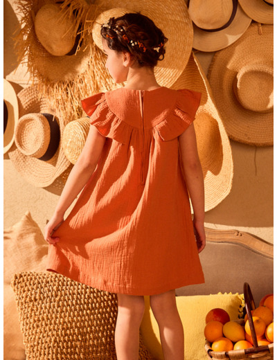 Robe broderies