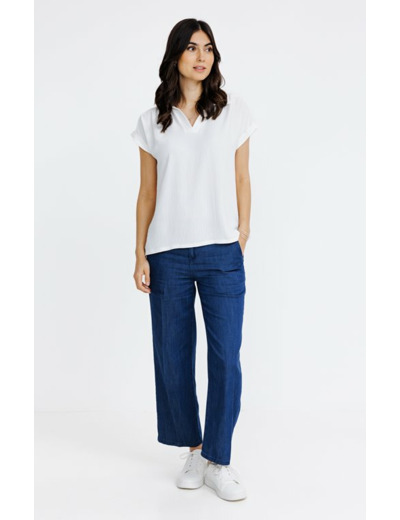 Tee-shirt uni manches courtes