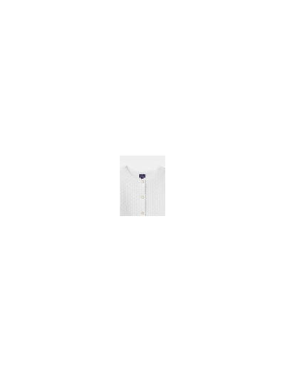 Gilet écru pour filles