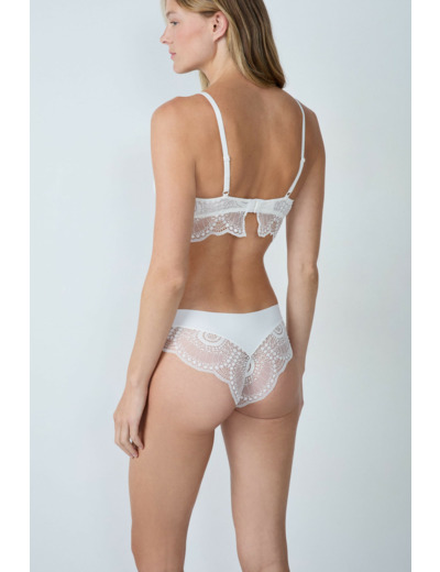Hipster en microfibre et dentelle