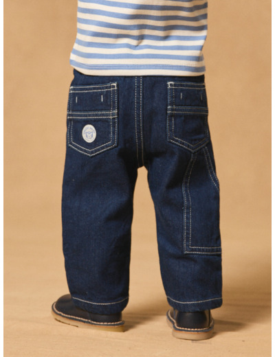 Jean en denim brut