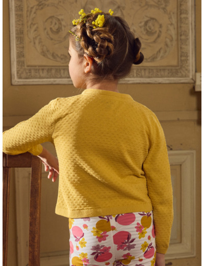 Gilet jaune brodé