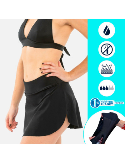 Jupe de Bain Maillot Menstruel | Femme & Ado | Flux Moyen | Aria