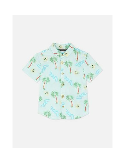 Chemise à manches courtes et à boutons