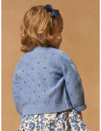 Cardigan fleurs